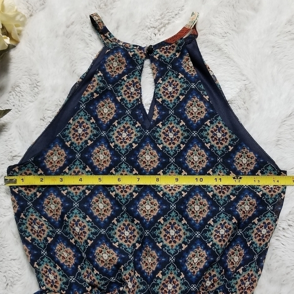 Sienna Sky Navy Blue Multicolor Sleeveless XS - Picture 7 of 8